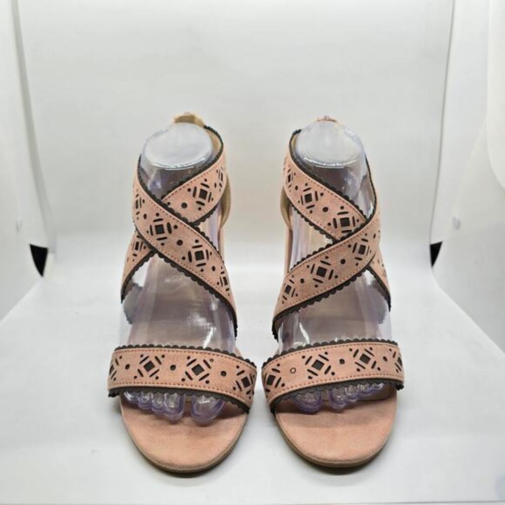 CL by Laundry Block Heels-Blush-Women's 9